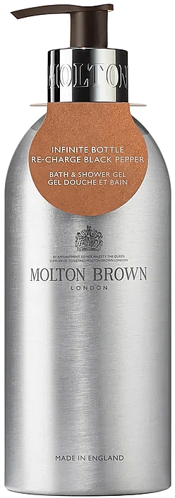 Molton Brown Re-Charge Black Pepper Infinite Bottle - Żel do kąpieli i pod prysznic — Zdjęcie N1
