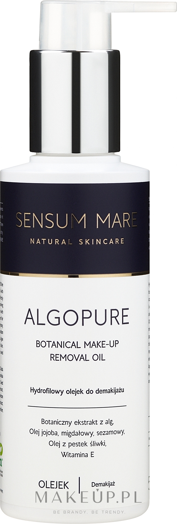 Emulsja do demakijażu - Sensum Mare Algopure Botanical Make-Up Removal Oil — Zdjęcie 150 ml