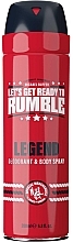 Dezodorant w sprayu - Rumble Men Legend Deodorant & Body Spray — Zdjęcie N1