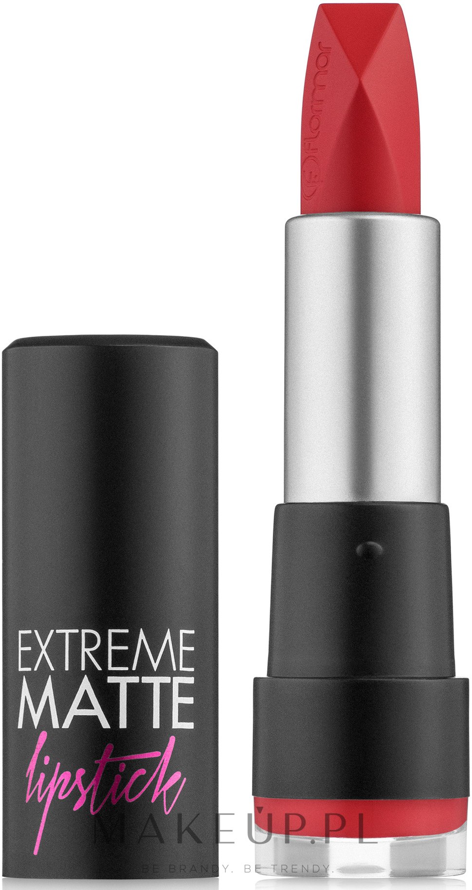Matowa szminka do ust - Flormar Extreme Matte Lipstick — Zdjęcie 04 - Red Carpet