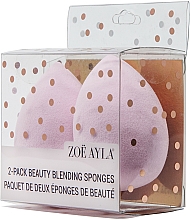 Gąbki do makijażu, 2 szt. - Zoe Ayla Cosmetics Beauty Blending Sponges — Zdjęcie N2