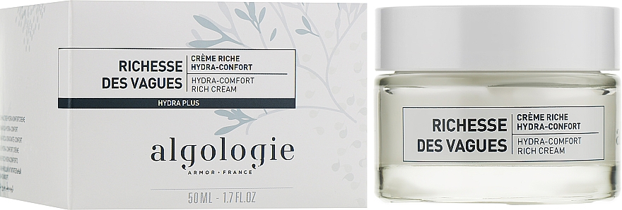 Krem do twarzy, intensywnie nawilżający - Algologie Hydra Plus Hydra-Comfort Rich Cream — Zdjęcie N2