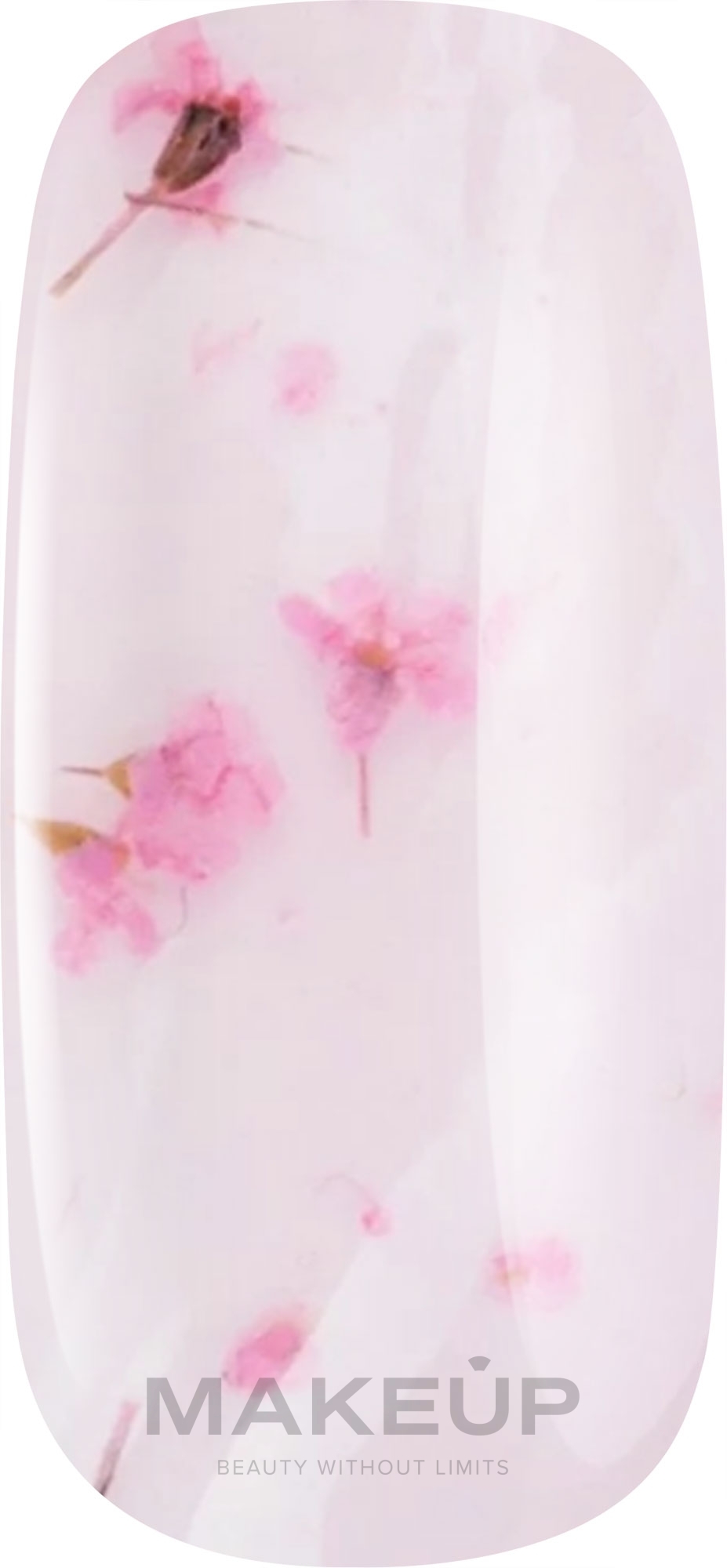 Żelowy lakier do paznokci z suszonymi kwiatami lantanu - Tufi Profi Premium Bloom — Zdjęcie 01