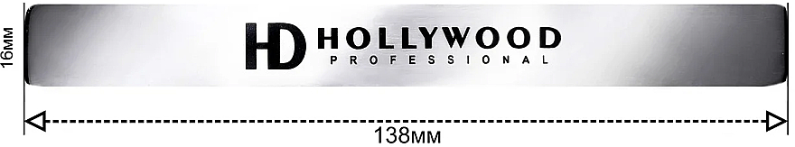 Pilnik do paznokci Prosty + pilniki wymienne, gradacja 180, 1mm - HD Hollywood — Zdjęcie N3