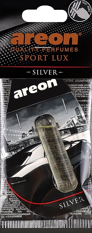 Zapach do samochodu - Areon Sport Lux Quality Perfume Silver — Zdjęcie N1