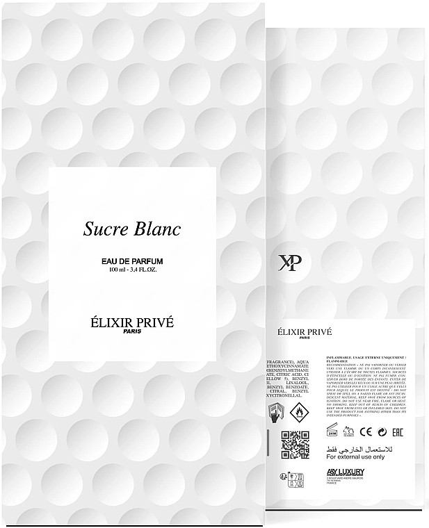 Elixir Prive Sucre Blanc - Woda perfumowana — Zdjęcie N5