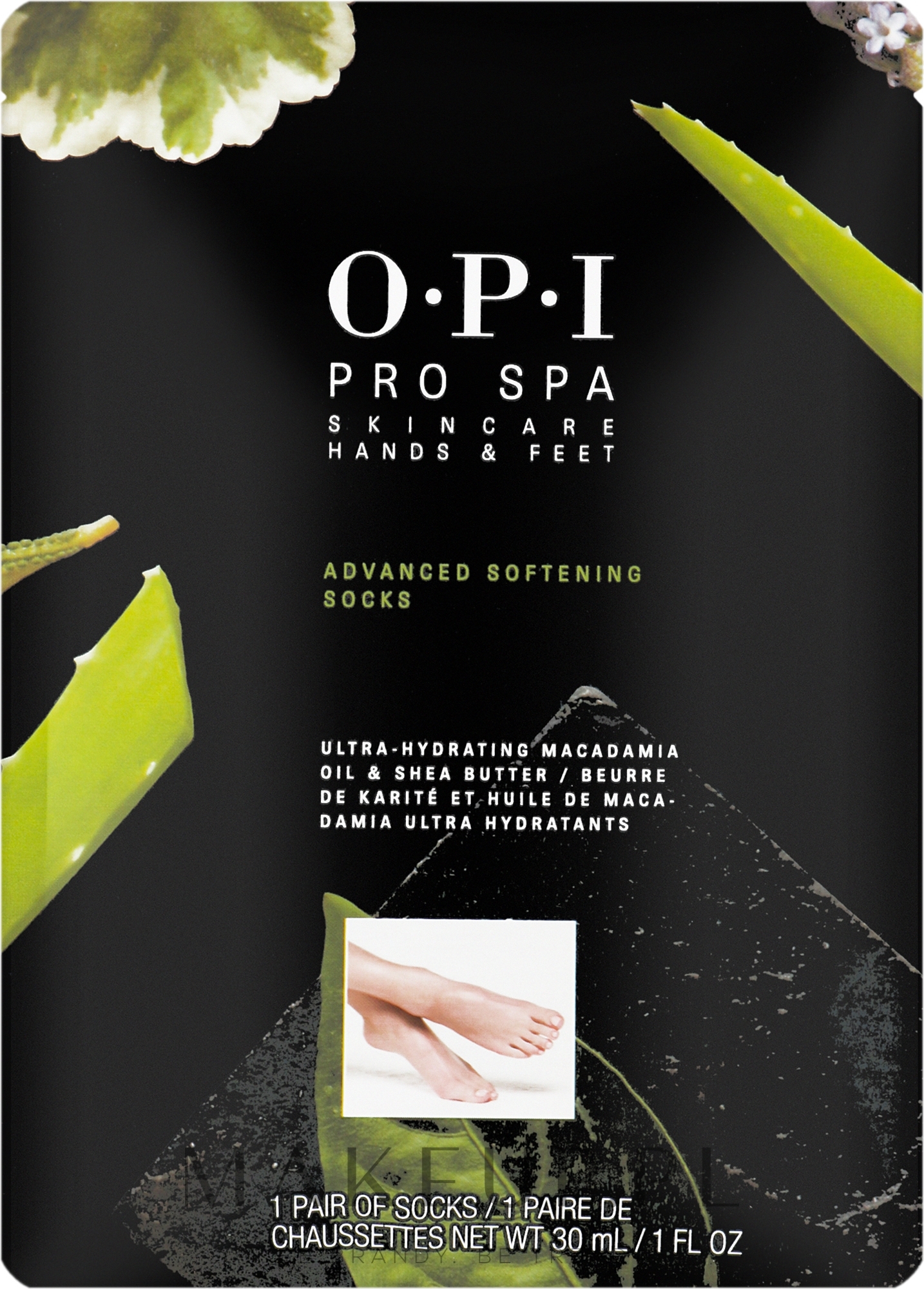 Zmiękczające skarpetki do stóp - OPI ProSpa Advanced Softening Socks — Zdjęcie 12 szt.