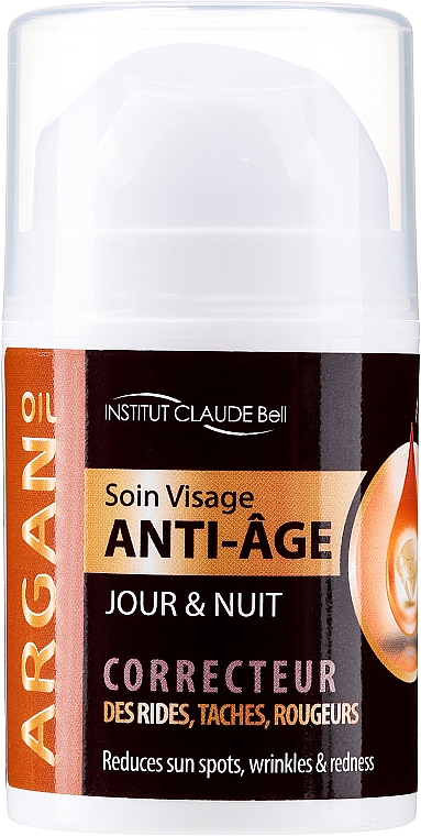 Przeciwstarzeniowy krem do twarzy z olejem arganowym - Institut Claude Bell Argan Oil Anti-Age Jour & Nuit — Zdjęcie N1
