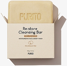 Mydło do twarzy i ciała - Purito Re lief Cleansing Bar Oat + Ceramide — Zdjęcie N2