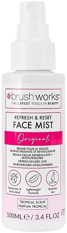 Mgiełka do twarzy - Brushworks Refresh & Reset Face Mist — Zdjęcie N1