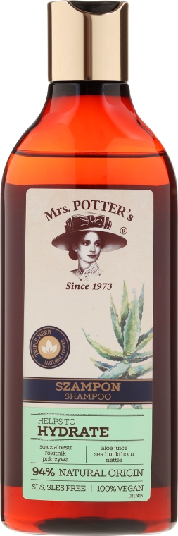 Szampon do włosów Potrójna moc ziół - Mrs. Potter's Helps To Hydrate Shampoo