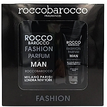 Roccobarocco Fashion Man - Zestaw (edt/75ml + ash/balm/100ml) — Zdjęcie N1