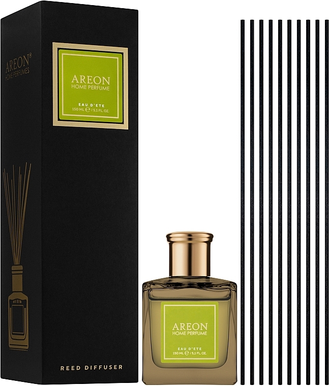 Dyfuzor zapachowy Eau D'Ete, PSB05 - Areon Home Perfume Eau D'Ete Reed Diffuser — Zdjęcie N2