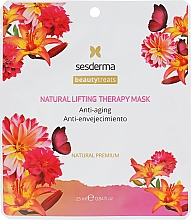 Liftingująca maseczka kojąca do twarzy - SesDerma Laboratories Beauty Treats Natural Lifting Therapy Mask — Zdjęcie N1