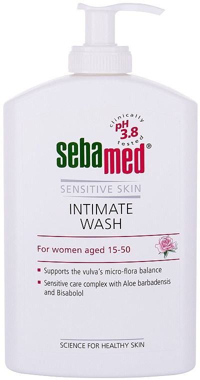 Żel do higieny intymnej dla kobiet w wieku 15-50 lat - Sebamed Sensitive Skin Intimate Wash — Zdjęcie N1