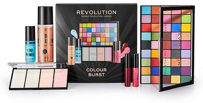 Zestaw, 6 produktów - Makeup Revolution Colour Burst Gift Set — Zdjęcie N1