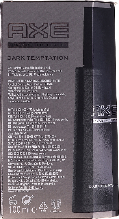 Axe Dark Temptation - Woda toaletowa — Zdjęcie N3