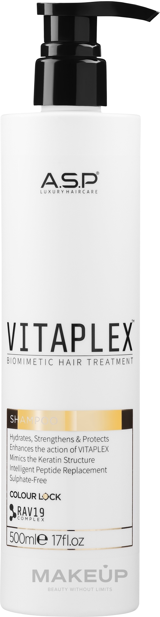 Szampon do włosów farbowanych - Affinage Salon Professional Vitaplex Shampoo  — Zdjęcie 500 ml
