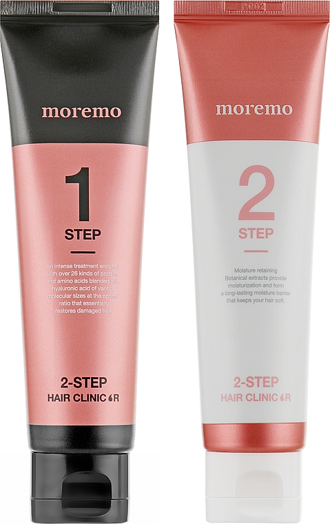 Dwuetapowa odbudowa włosów - Moremo 2 Step Hair Clinic R