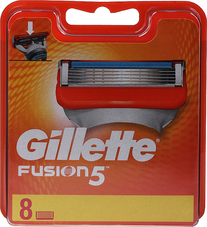 Wymienne wkłady do maszynki, 8 szt. - Gillette Fusion