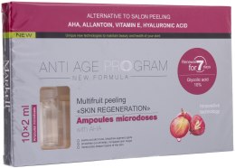 Kup Wieloowocowy peeling do twarzy - Markell Cosmetics Anti Age Program New Formula