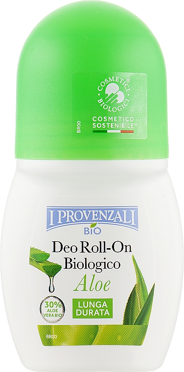 Dezodorant z organicznym sokiem z aloesu - I Provenzali Aloe Deo Roll On — Zdjęcie N1