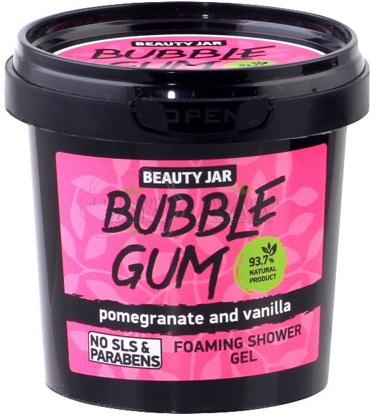 Żel pod prysznic z wanilią i granatem - Beauty Jar Bubble Gum Foaming Shower Gel — Zdjęcie N1