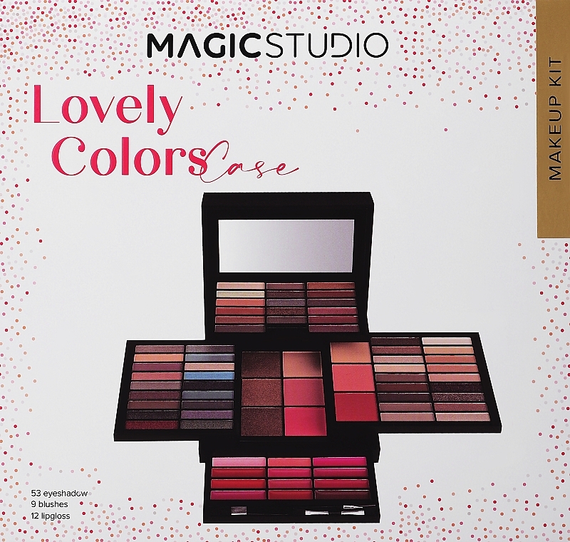 Paleta cieni do powiek - Magic Studio Lovely Colors Case — Zdjęcie N3