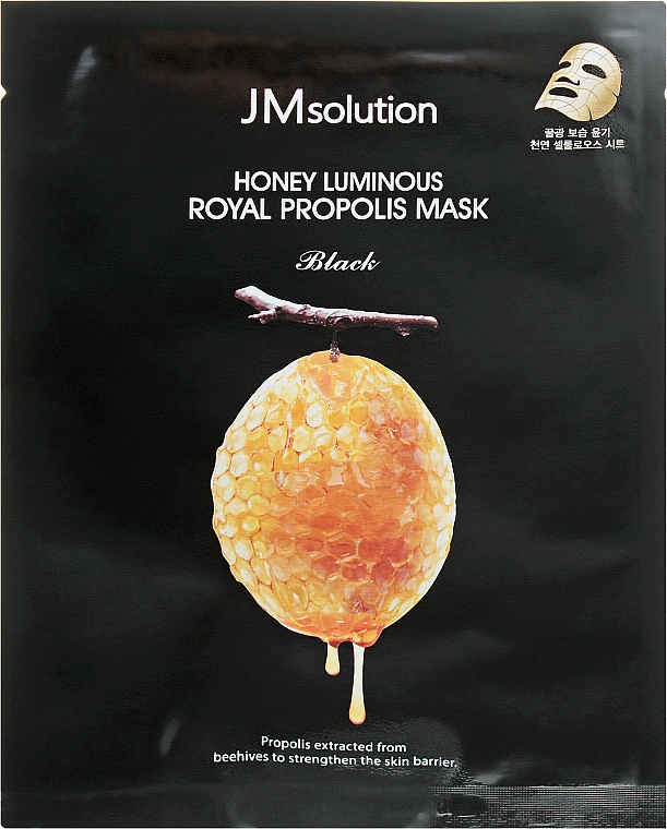 Maska przeciwstarzeniowa z propolisem - JMsolution Honey Luminous Royal Propolis Mask