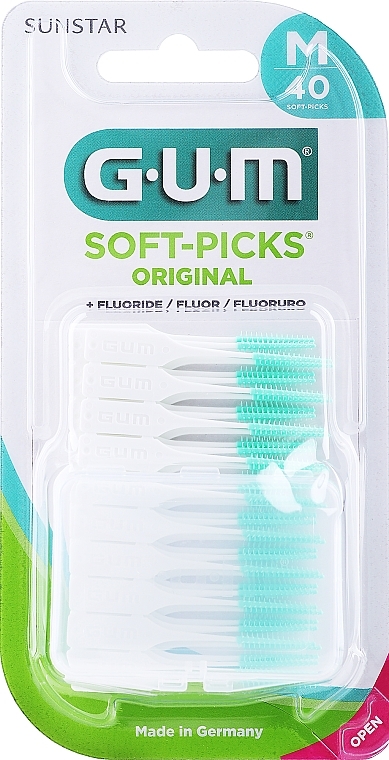Gumowe szczoteczki międzyzębowe - Sunstur Gum Soft-Picks Regular — Zdjęcie N1