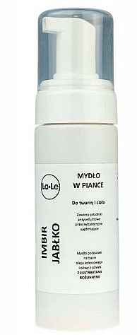 PRZECENA! Mydło w piance Imbir i jabłko - La-Le Facial Cleansing Paste * — Zdjęcie N1