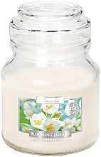 Świeca zapachowa premium w słoiku Blooming Jasmine - Bispol Premium Line Scented Candle Blooming Jasmine — Zdjęcie N1
