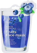 Kup Nawilżająca maseczka do twarzy z wyciągiem z borówki czernicy - Fabrik Cosmetology Fruits Face Mask