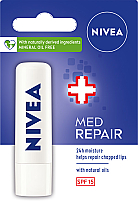 Kup Pielęgnująca pomadka do ust SPF 15 - NIVEA Med Repair Lip Balm