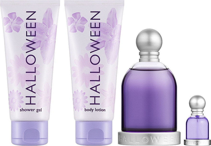 Halloween Eau - Zestaw (edt/100ml + b/l/100ml + sh/g/100ml + mini/4.5ml) — Zdjęcie N2