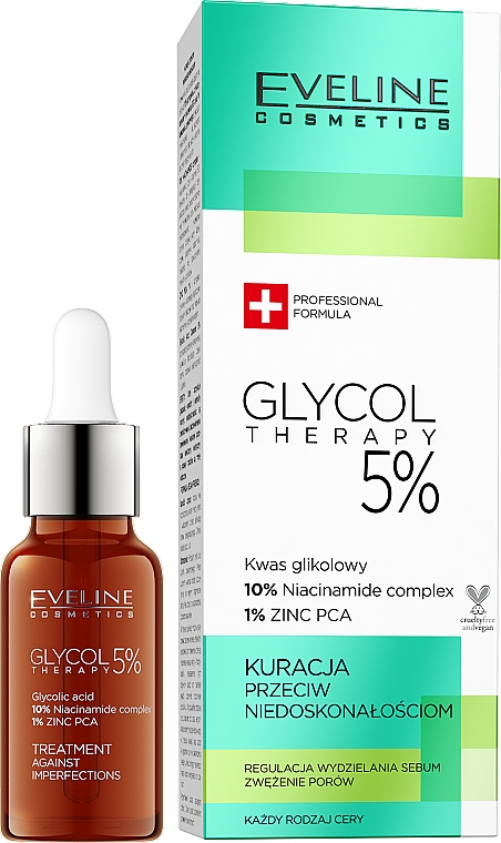 Eveline Cosmetics Glycol Therapy 5% - Kuracja przeciw niedoskonałościom