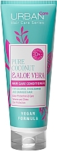 Odżywka z olejem kokosowym i aloesem do włosów farbowanych, rozjaśnianych i z pasemkami - Urban Care Pure Coconut & Aloe Vera Hair Care Conditioner — Zdjęcie N1