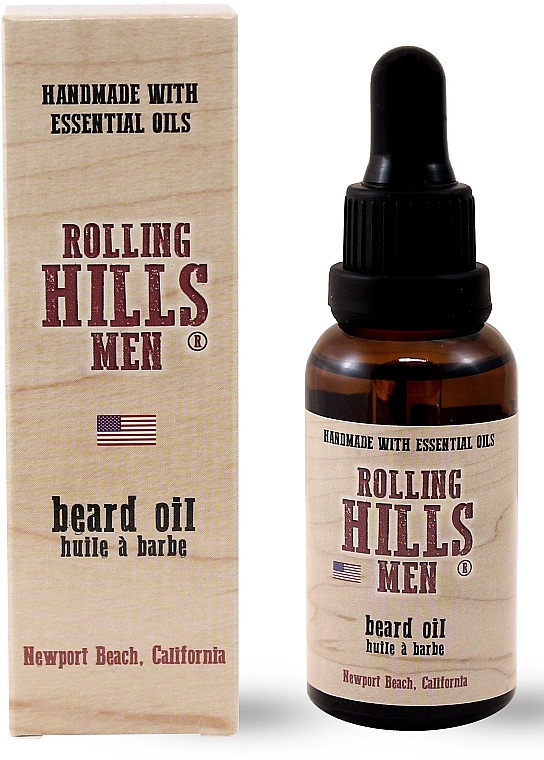 Olejek do brody - Rolling Hills Men Beard Oil — Zdjęcie N1