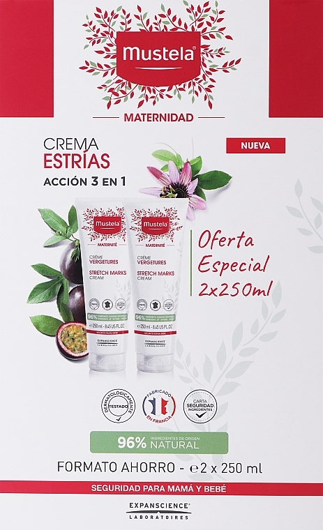 Zestaw kremów przeciw rozstępom - Mustela Maternité Stretch Marks Prevention Cream (2 x cr 250 ml) — Zdjęcie N1