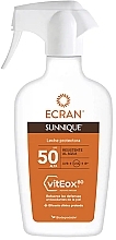 Mleczko w sprayu z filtrem przeciwsłonecznym SPF 50 - Ecran Sunnique Protective Milk SPF 50 — Zdjęcie N1