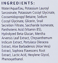 Pianka oczyszczająca z ekstraktem ze śluzu ślimaka - Dermomedica Hyaluronic Snail Foam Cleanser — Zdjęcie N3