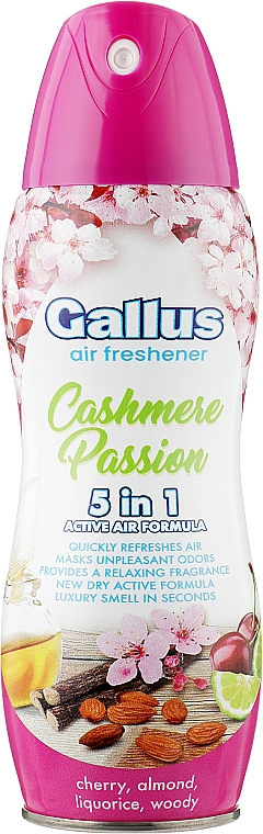 Odświeżacz powietrza Kaszmir - Gallus Air Freshener Cashmer Passion
