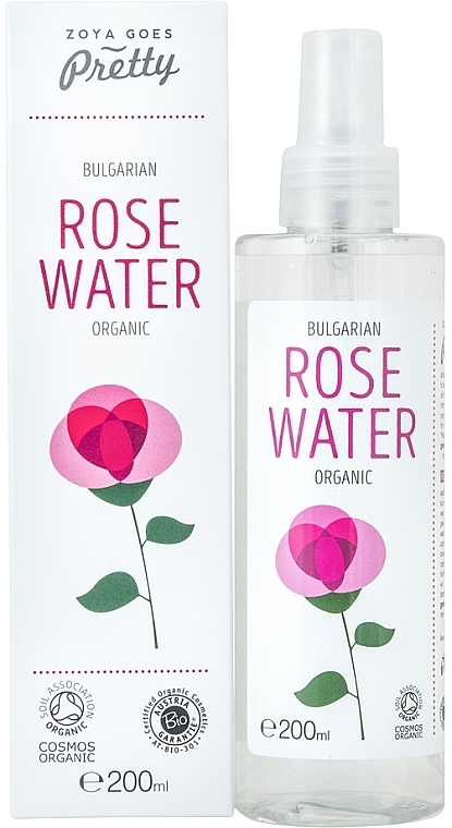 Organiczna woda różana - Zoya Goes Organic Bulgarian Rose Water — Zdjęcie N2