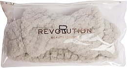 Opaska kosmetyczna, szara - Revolution Skincare Grey Headband — Zdjęcie N3