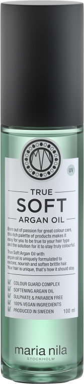 Olej arganowy do włosów - Maria Nila True Soft Argan Oil  — Zdjęcie N2