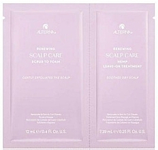 Zestaw próbek - Alterna Renewing Scalp Care Duo Sample (shm/scr/12ml + ser/7ml) — Zdjęcie N1