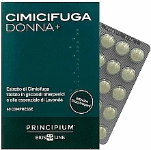 Suplement diety Cimicifuga - BiosLine Principium Cimicifuga Donna+ — Zdjęcie N1