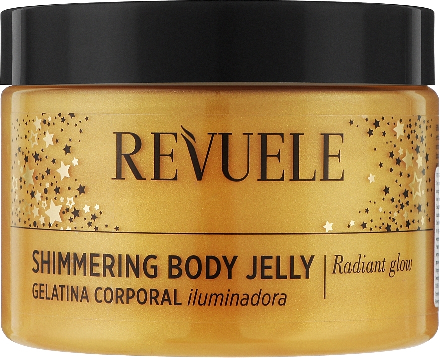 Połyskująca galaretka do ciała, złota - Revuele Shimmering Body Jelly Gold — Zdjęcie N1