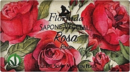 Mydło naturalne w kostce Róża - Florinda Sapone Vegetale Rose — Zdjęcie N2