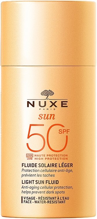 Lekki krem z wysoką ochroną SPF 50 - Nuxe Sun